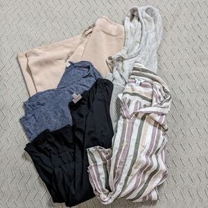 Women's Size XL Neutral Lagenlook Capsule Closet Clothing Bundle